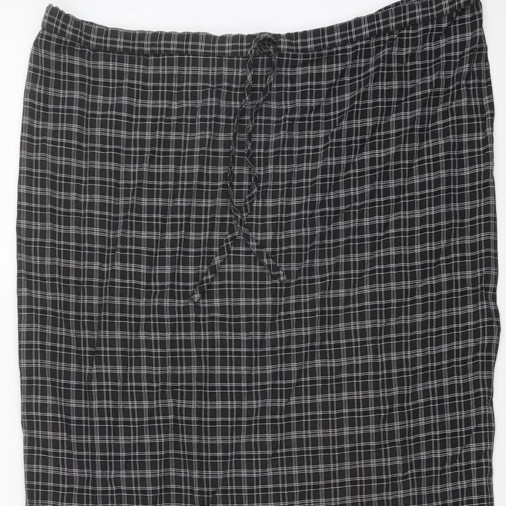 Monsoon Womens Grey Geometric Polyester A-Line Skirt Size 12 Drawstring