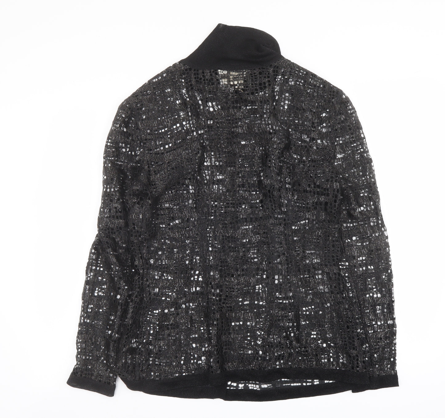 ESCADA Womens Black Viscose Basic Button-Up Size 12 Collared