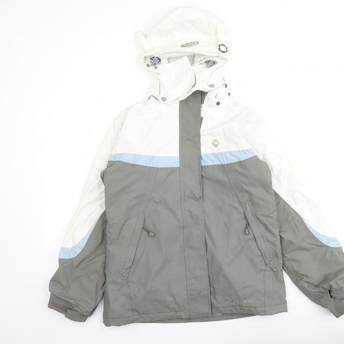 Trespass Womens Green Windbreaker Jacket Size 12 Zip