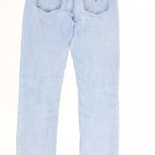 Levi's Womens Blue Cotton Skinny Jeans Size 28 in L31 in Regular Zip