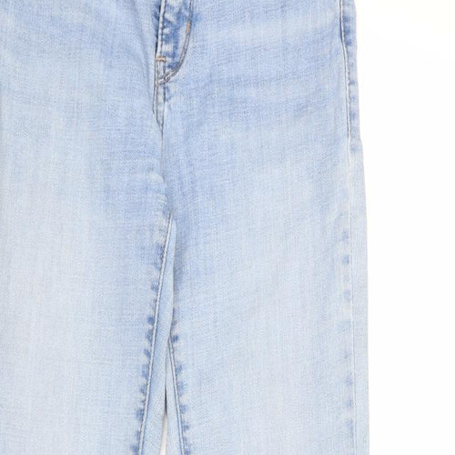 Levi's Womens Blue Cotton Skinny Jeans Size 28 in L31 in Regular Zip