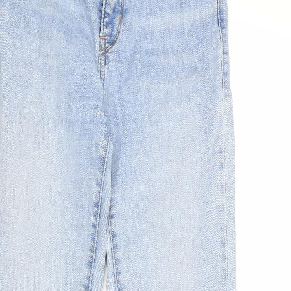 Levi's Womens Blue Cotton Skinny Jeans Size 28 in L31 in Regular Zip
