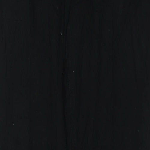 Daisy Fuentes Womens Black Cotton Bootcut Jeans Size 12 L30 in Regular Zip