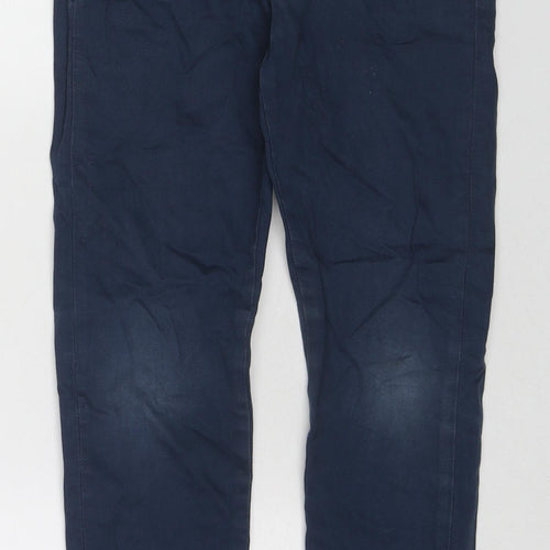 Outfitters Boys Blue Cotton Straight Jeans Size 9-10 Years L23 in Regular Zip