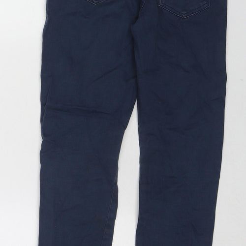 Outfitters Boys Blue Cotton Straight Jeans Size 9-10 Years L23 in Regular Zip