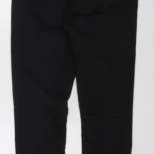 ASOS Womens Black Cotton Skinny Jeans Size 30 in L30 in Regular Zip
