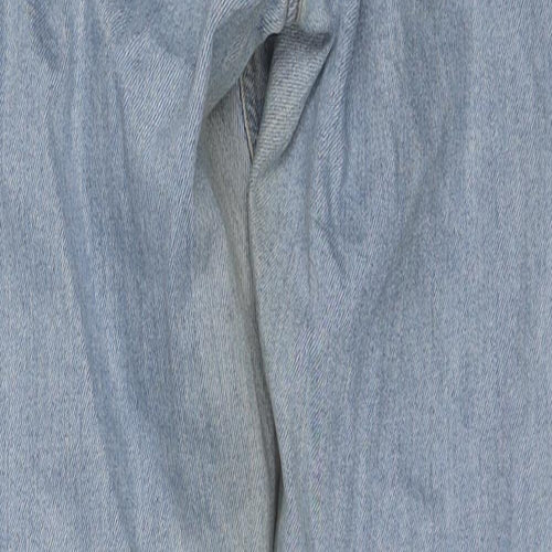 ASOS Womens Blue Cotton Tapered Jeans Size 28 in L32 in Regular Zip