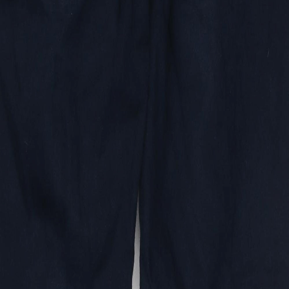 NEXT Womens Blue Cotton Straight Jeans Size 32 in L31 in Regular Zip