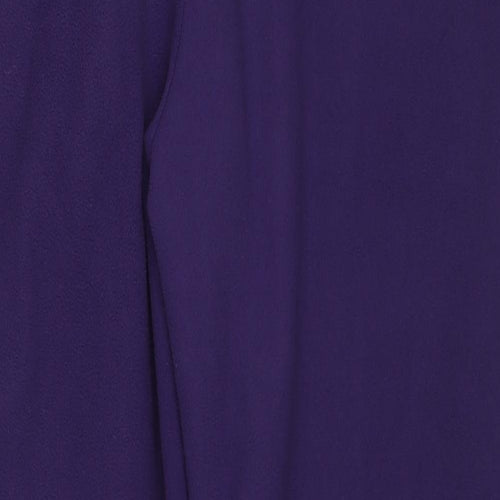 Damart Womens Purple Polyester Jogger Trousers Size 18 L28 in Regular Drawstring