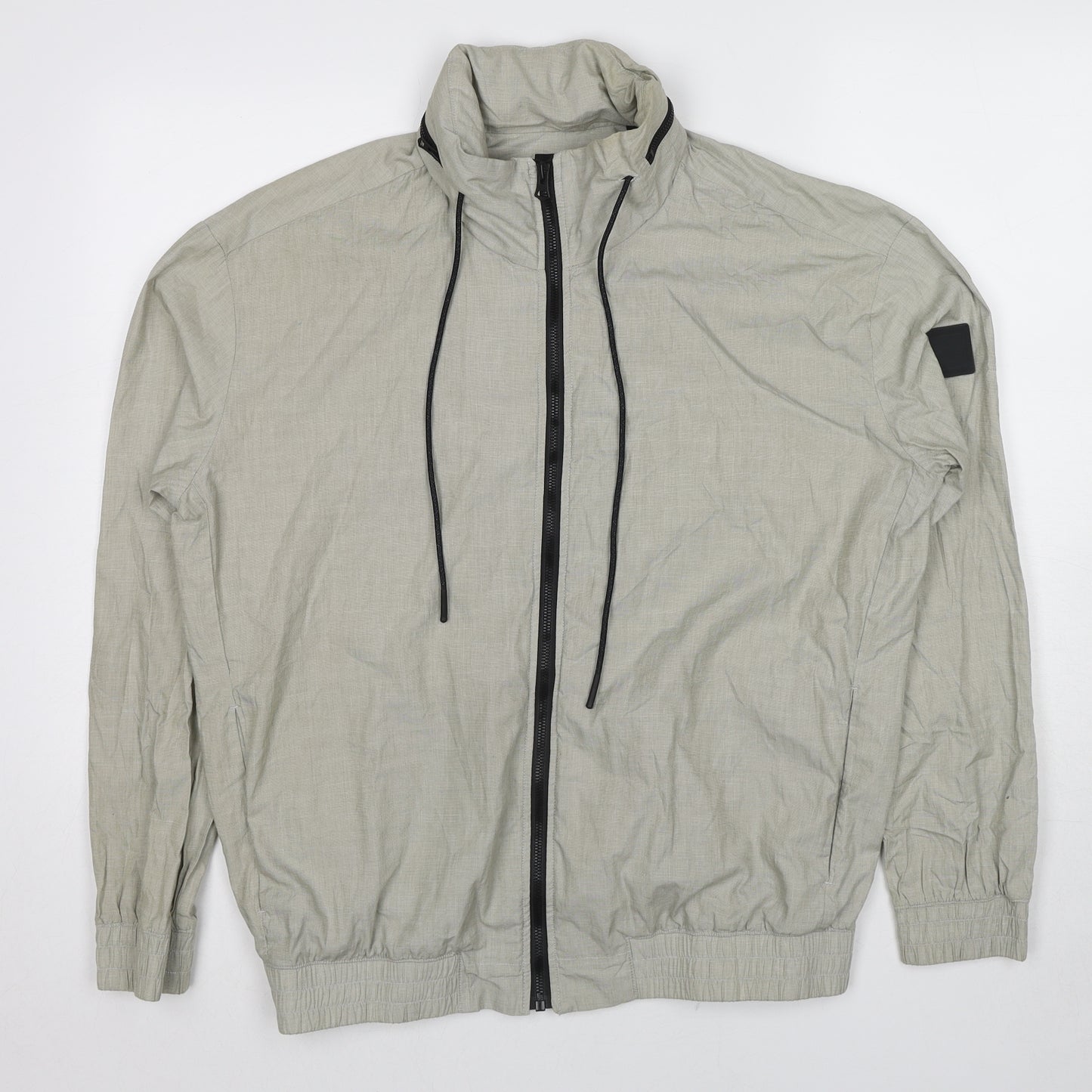 HUGO BOSS Mens Grey Jacket Size S Zip