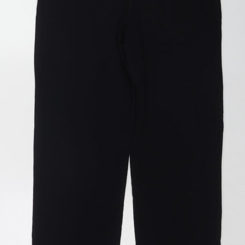 Marks and Spencer Womens Black Cotton Jogger Leggings Size 12 L27 in
