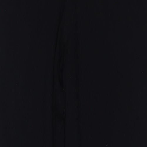 Marks and Spencer Womens Black Cotton Jogger Leggings Size 12 L27 in