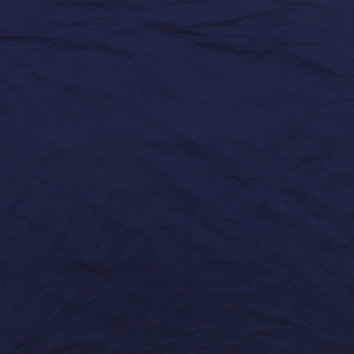Marks and Spencer Boys Blue Cotton Basic T-Shirt Size 12-13 Years Round Neck Pullover - New York City