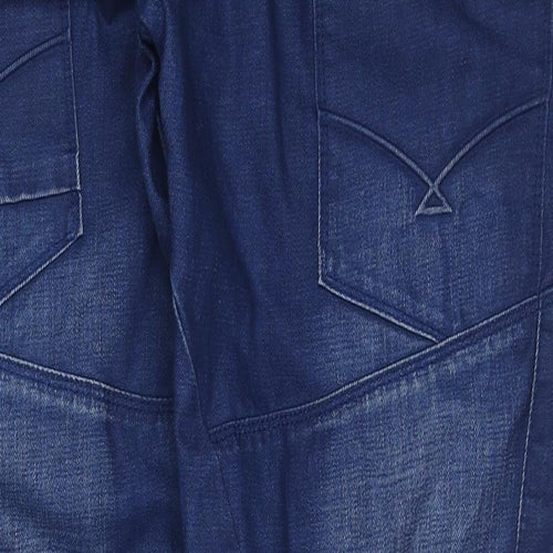 Working Class Hero Mens Blue Cotton Tapered Jeans Size 40 in L31 in Regular Zip - Cargo