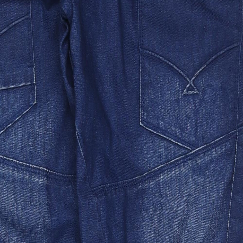 Working Class Hero Mens Blue Cotton Tapered Jeans Size 40 in L31 in Regular Zip - Cargo