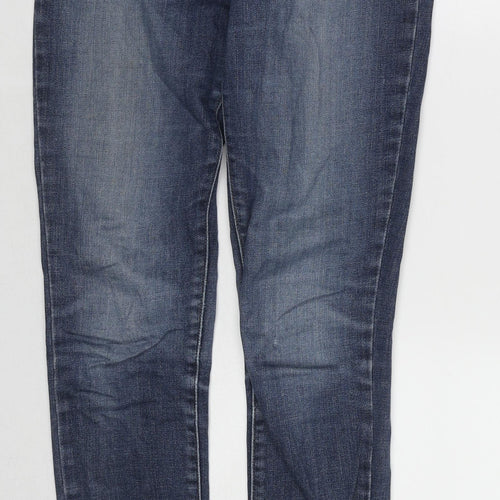 Levi's Womens Blue Cotton Skinny Jeans Size 29 in L32 in Regular Zip