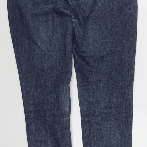 Levi's Womens Blue Cotton Skinny Jeans Size 29 in L32 in Regular Zip