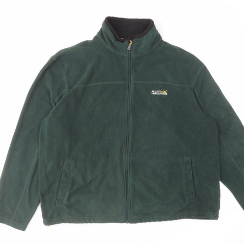 Regatta Mens Green Jacket Size 2XL Zip