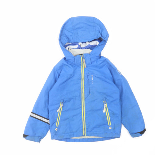 Icepeak Boys Blue Jacket Size 3-4 Years Zip