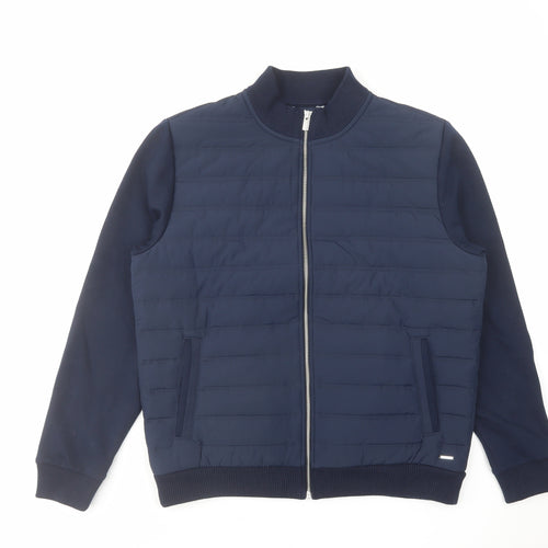 Autograph Mens Blue Jacket Size M Zip