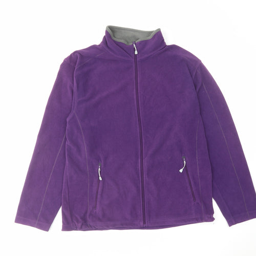 Stand out Womens Purple Jacket Size L Zip