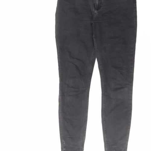 Reclaimed Vintage Womens Black Cotton Skinny Jeans Size 30 in L29 in Regular Zip