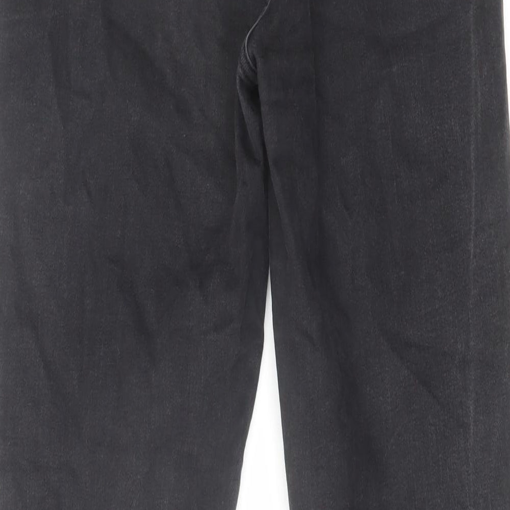 Reclaimed Vintage Womens Black Cotton Skinny Jeans Size 30 in L29 in Regular Zip
