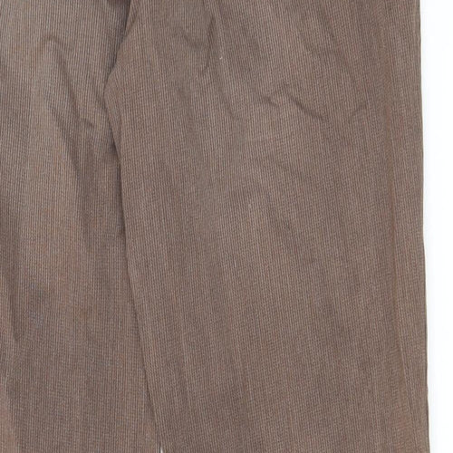 Maine Mens Brown Cotton Bootcut Jeans Size 38 in L31 in Regular Zip