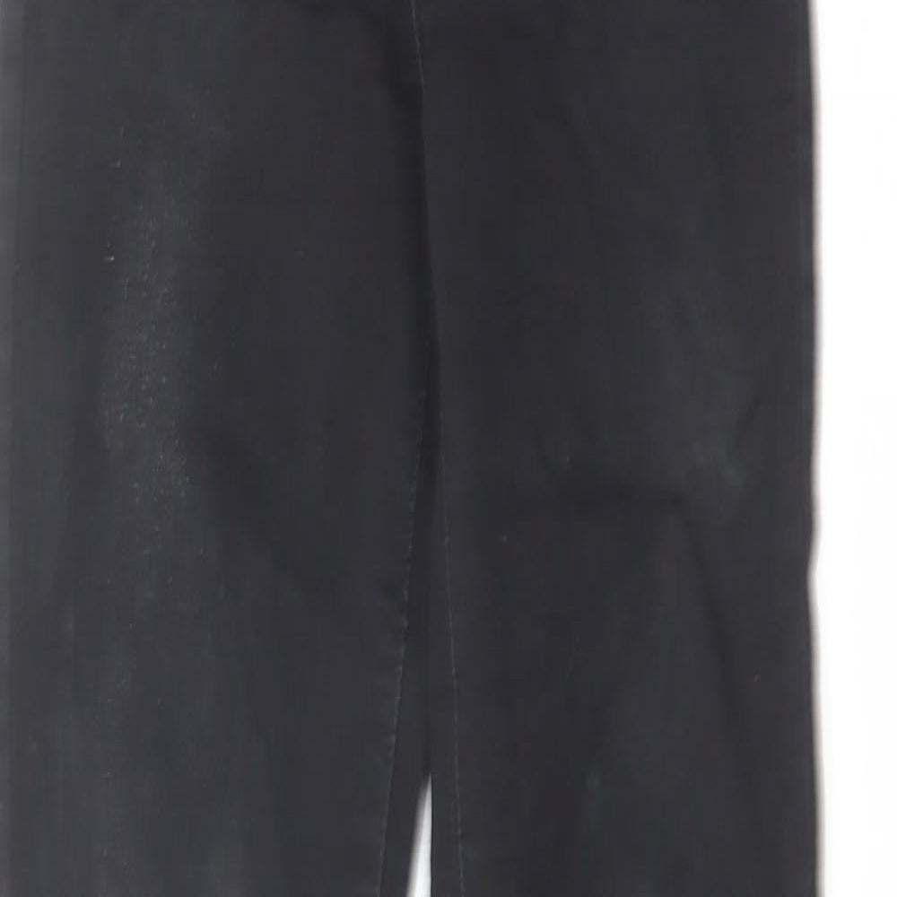 Levi's Womens Black Cotton Skinny Jeans Size 24 in L32 in Regular Zip