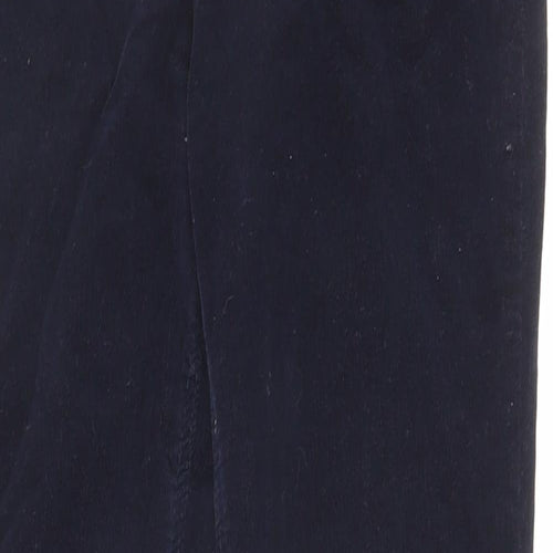George Womens Blue Cotton Jegging Trousers Size 10 L28 in Regular