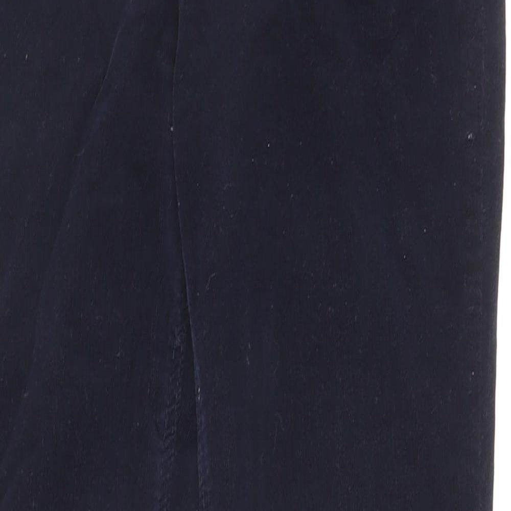 George Womens Blue Cotton Jegging Trousers Size 10 L28 in Regular