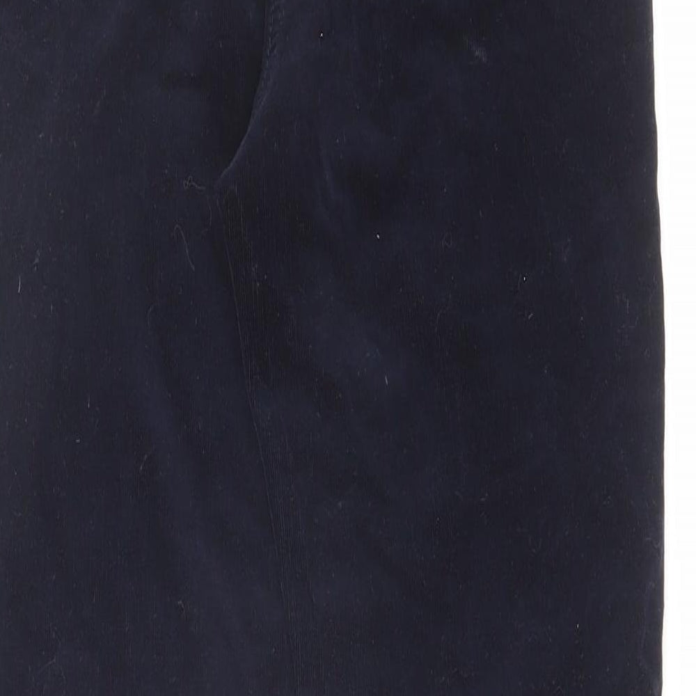 George Womens Blue Cotton Jegging Trousers Size 10 L28 in Regular