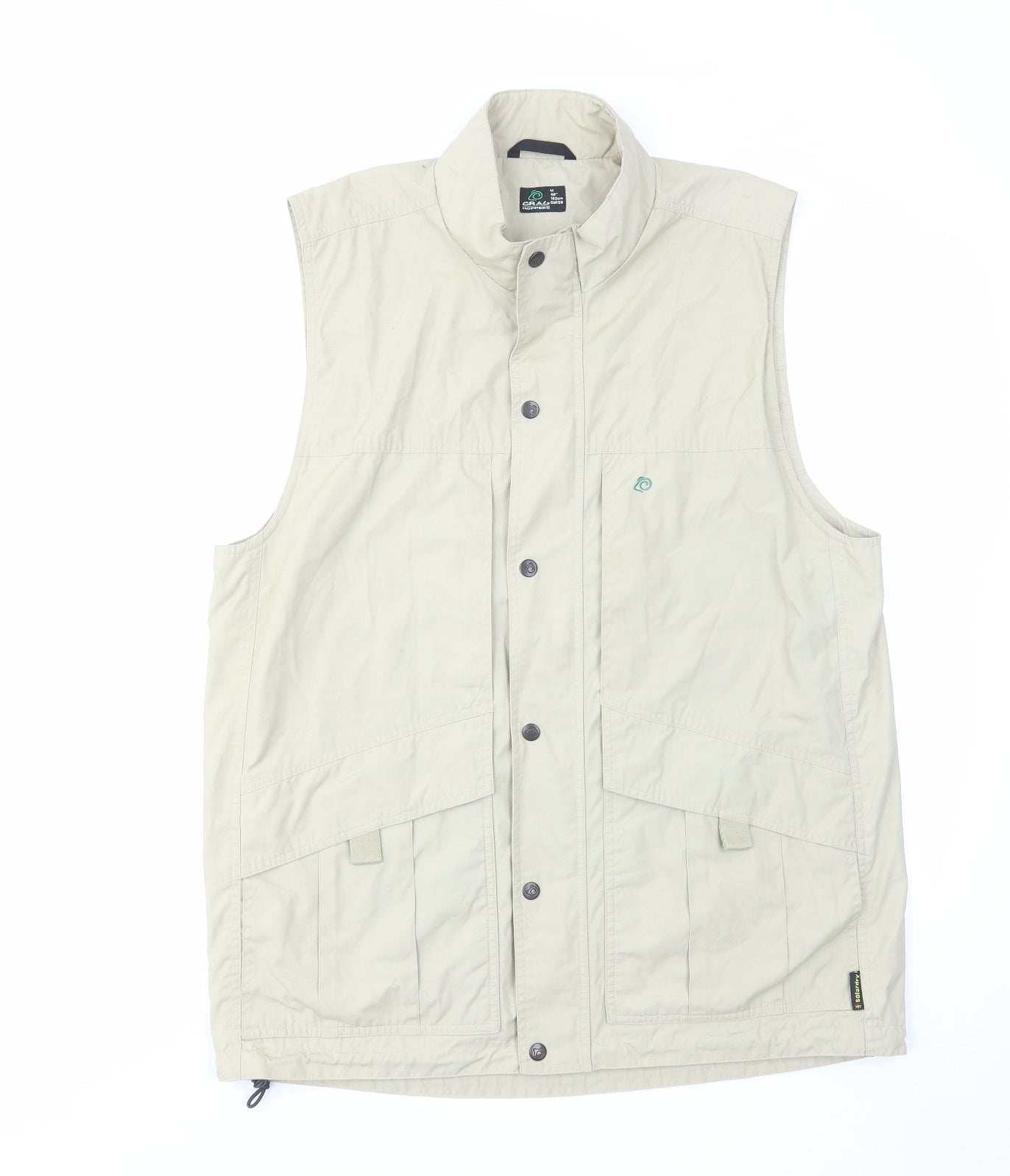 Craghoppers Mens Beige Gilet Jacket Size M Zip