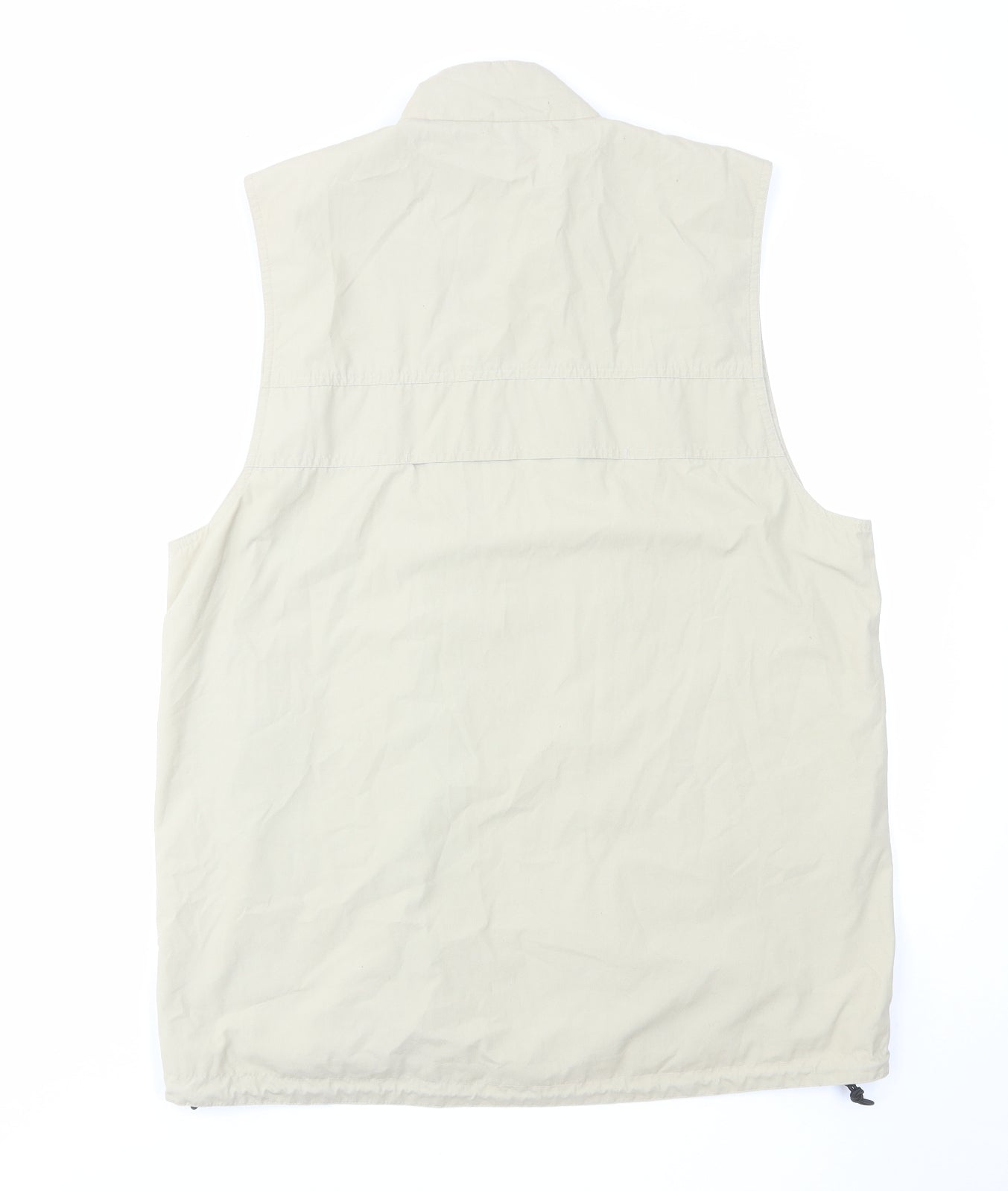 Craghoppers Mens Beige Gilet Jacket Size M Zip