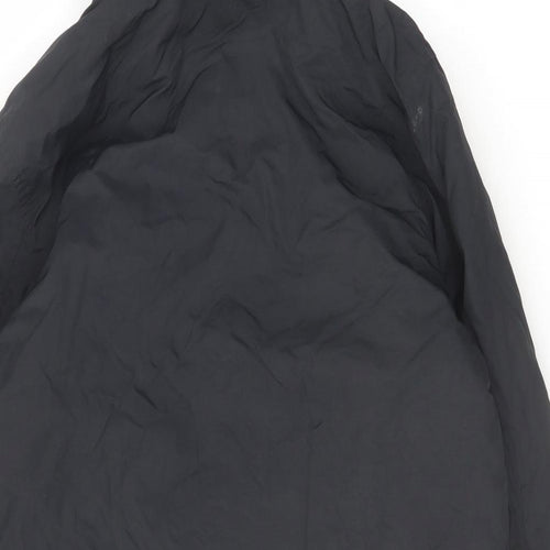 Marks and Spencer Boys Black Parka Jacket Size 14-15 Years Zip