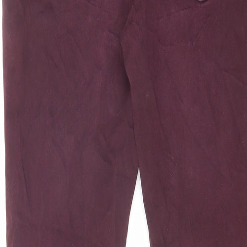 MANTARAY PRODUCTS Womens Red Cotton Skinny Jeans Size 14 L29 in Regular Zip