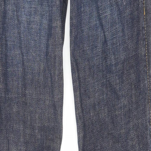 River Island Womens Blue Cotton Skinny Jeans Size 8 L30 in Regular Zip