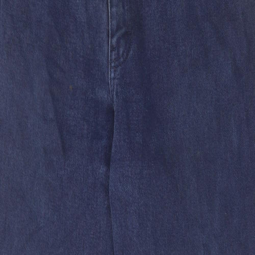 Giorgio Mens Blue Cotton Straight Jeans Size 36 in L29 in Regular Zip