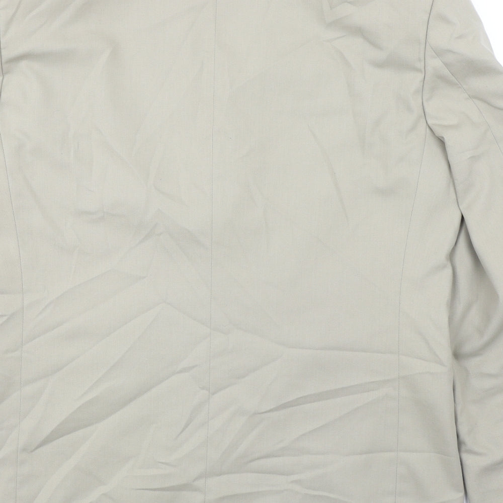 Marks and Spencer Mens Beige Polyester Jacket Suit Jacket Size M Regular