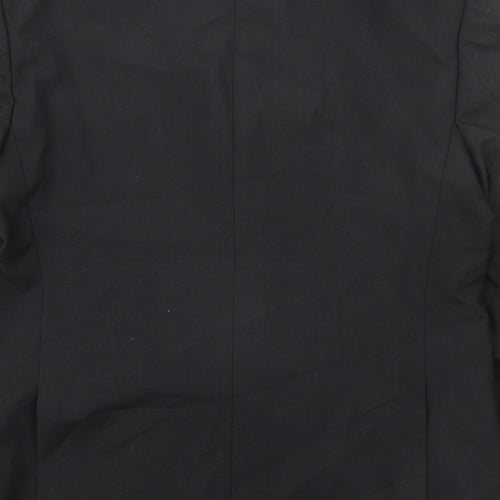 Daniel Drescott Mens Black Polyester Tuxedo Suit Jacket Size 40 Regular