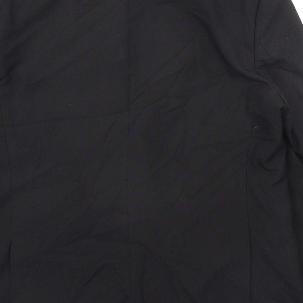 Thomas Nash Mens Black Polyester Jacket Suit Jacket Size 42 Regular
