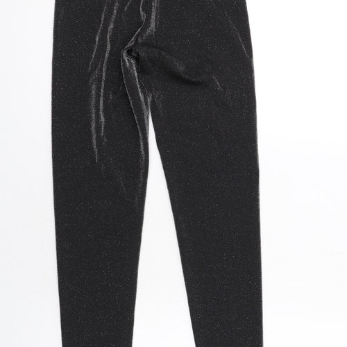 Marks and Spencer Womens Black Viscose Carrot Leggings Size 6 L29 in