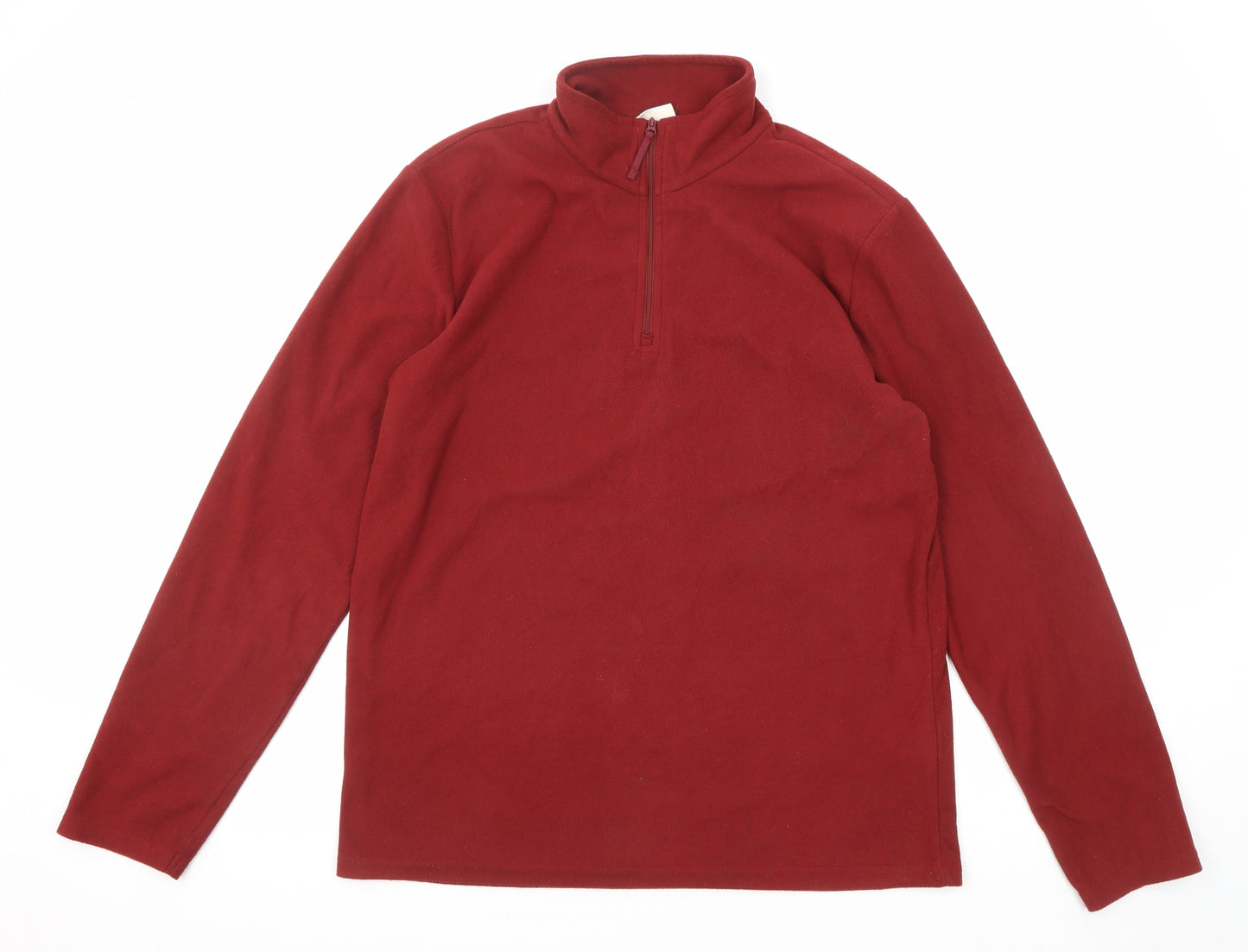 Mountain Warehouse Mens Red Polyester Pullover Sweatshirt Size M