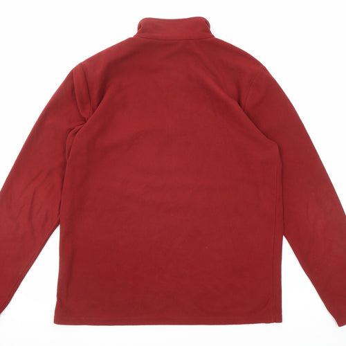 Mountain Warehouse Mens Red Polyester Pullover Sweatshirt Size M