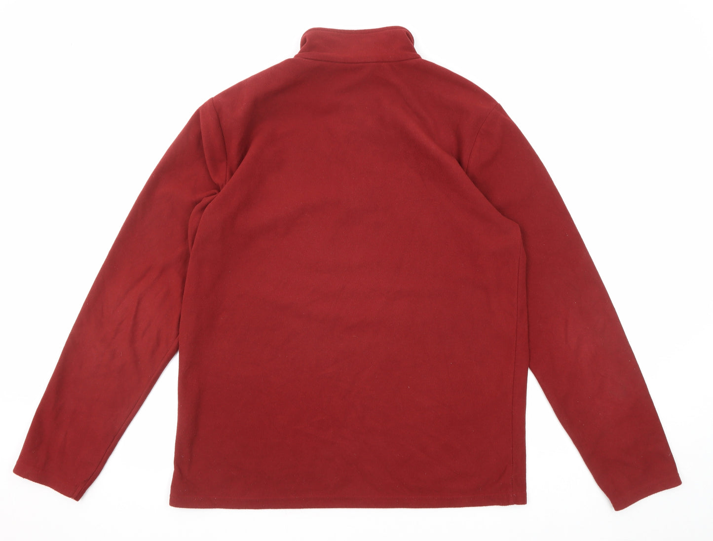 Mountain Warehouse Mens Red Polyester Pullover Sweatshirt Size M