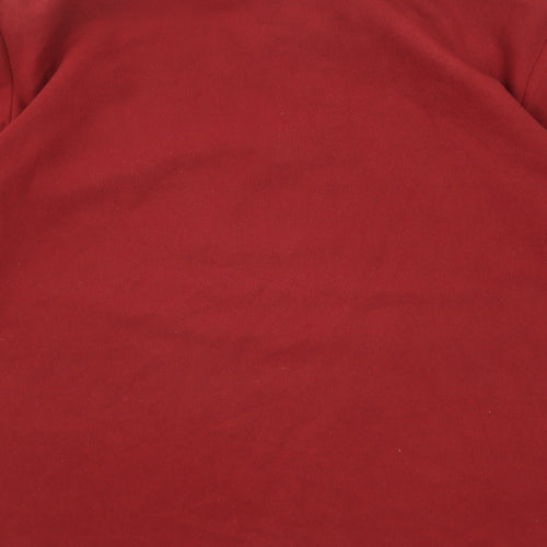 Mountain Warehouse Mens Red Polyester Pullover Sweatshirt Size M