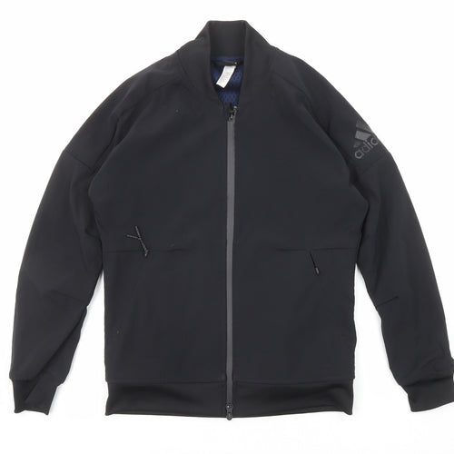 adidas Womens Black Jacket Size S Zip