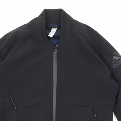 adidas Womens Black Jacket Size S Zip