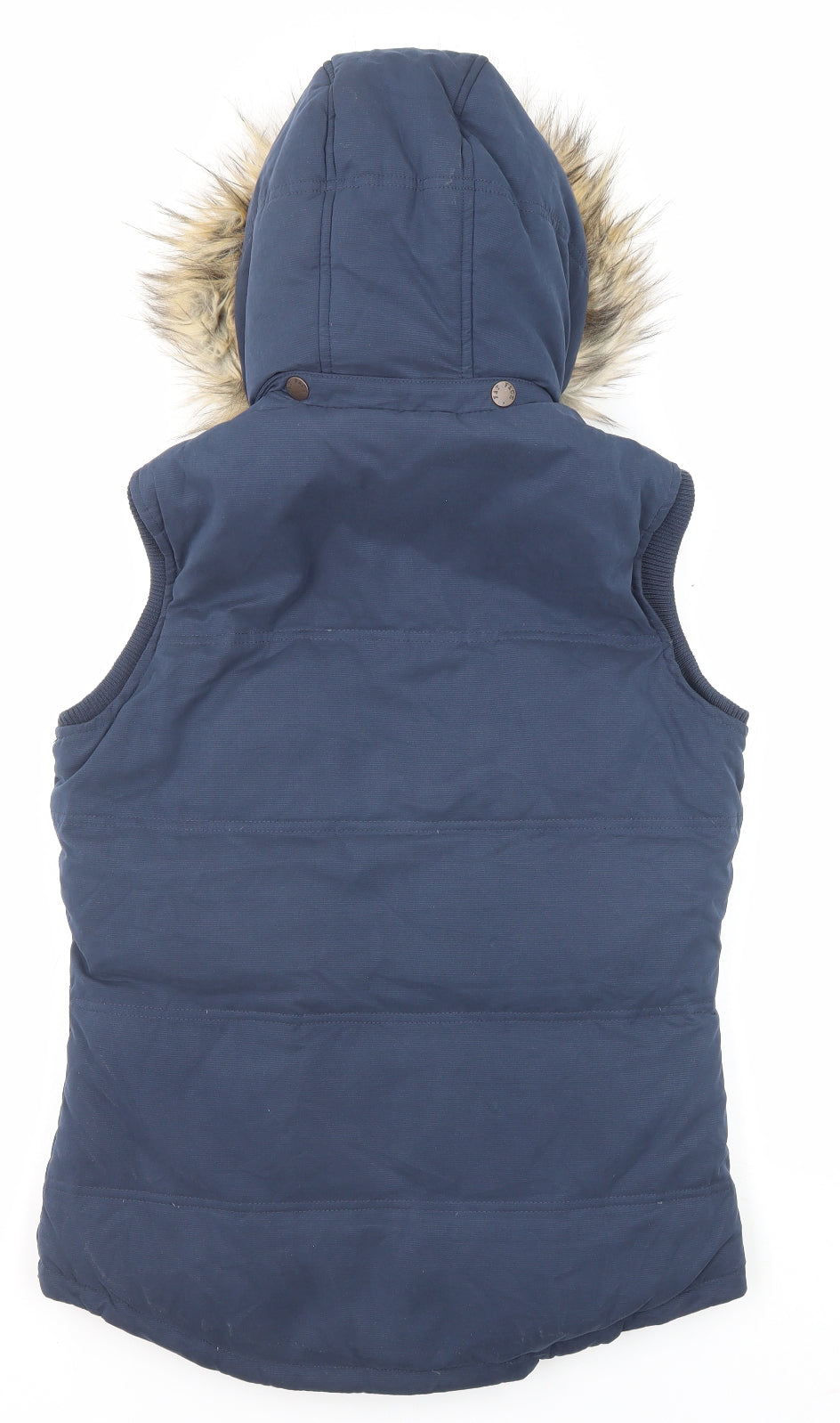 Fat Face Womens Blue Gilet Jacket Size 8 Zip