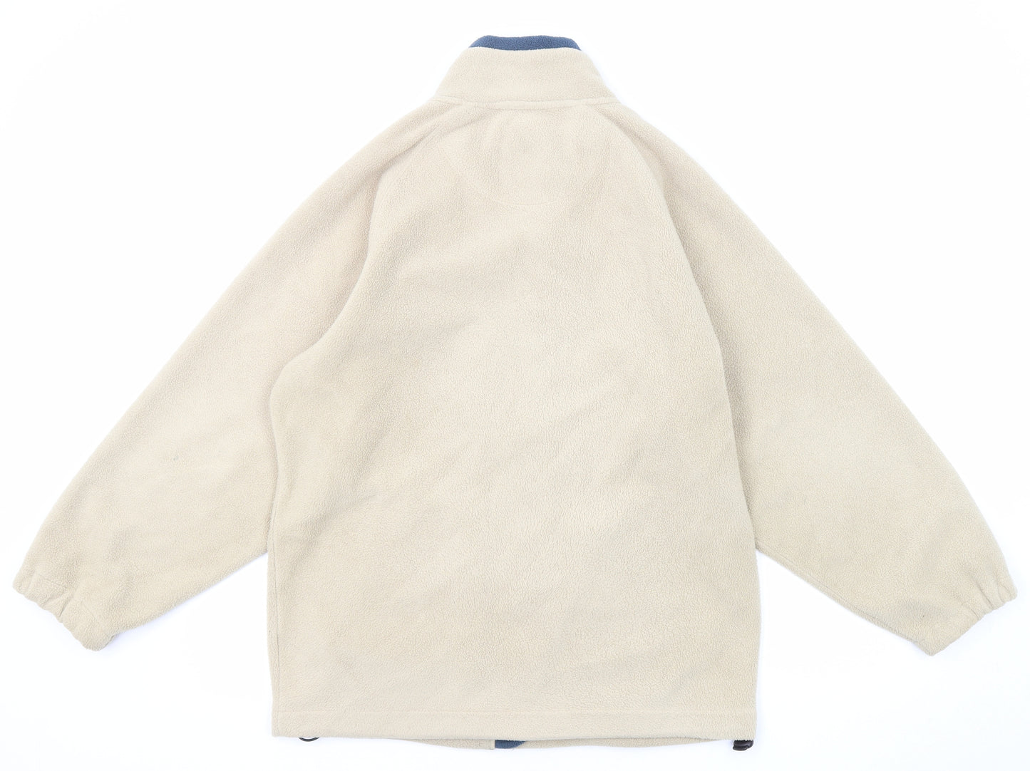 Cotton Traders Mens Beige Jacket Size S Zip